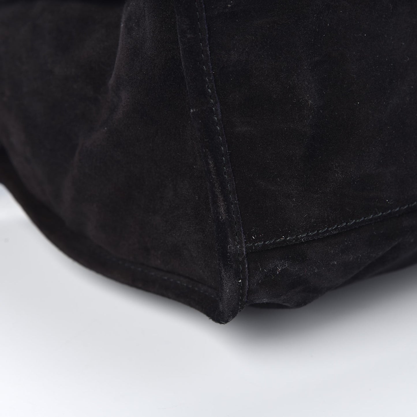 Baby Daim Suede Giant 12 Gold Hardware City Black