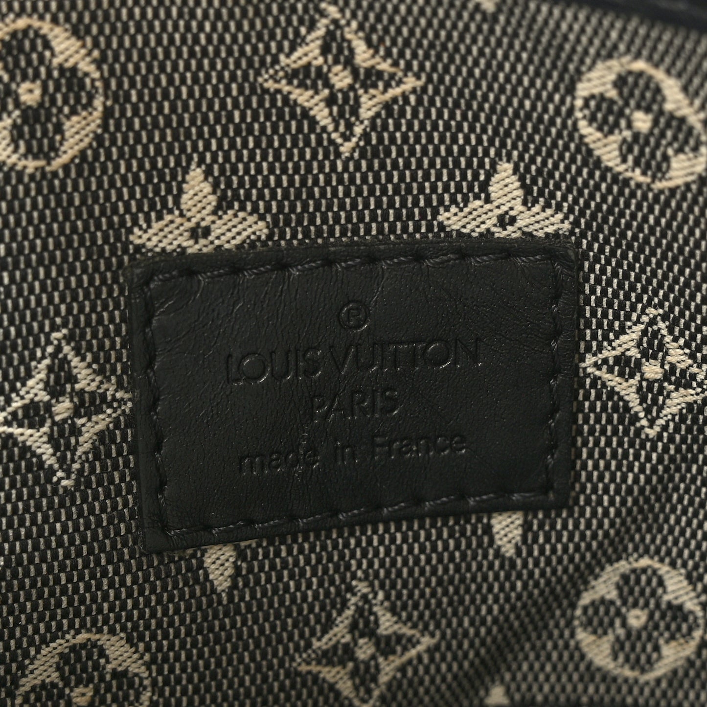 Mini Monogram Besace Mary Kate Black