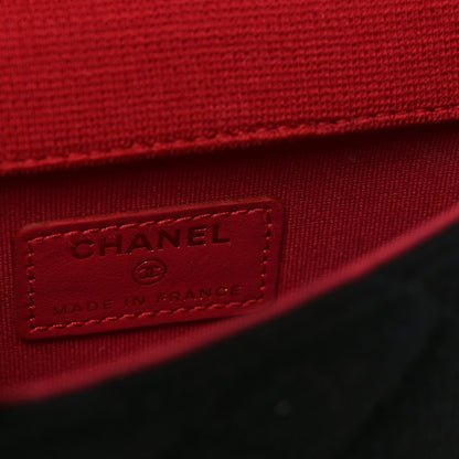 Chanel Jersey Quilted Micro Mini Flap Black 6 of 10