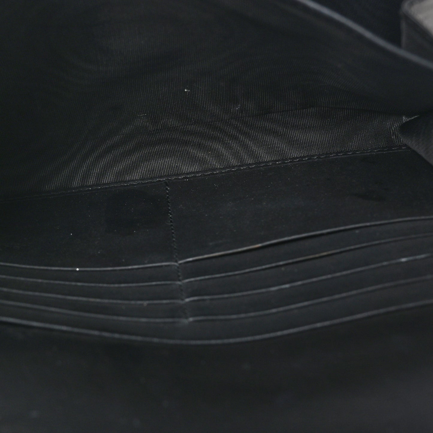 GG Supreme Monogram Mini Dionysus Chain Wallet Black