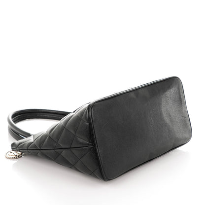Chanel Caviar Quilted Medallion Tote Black 4 of 7