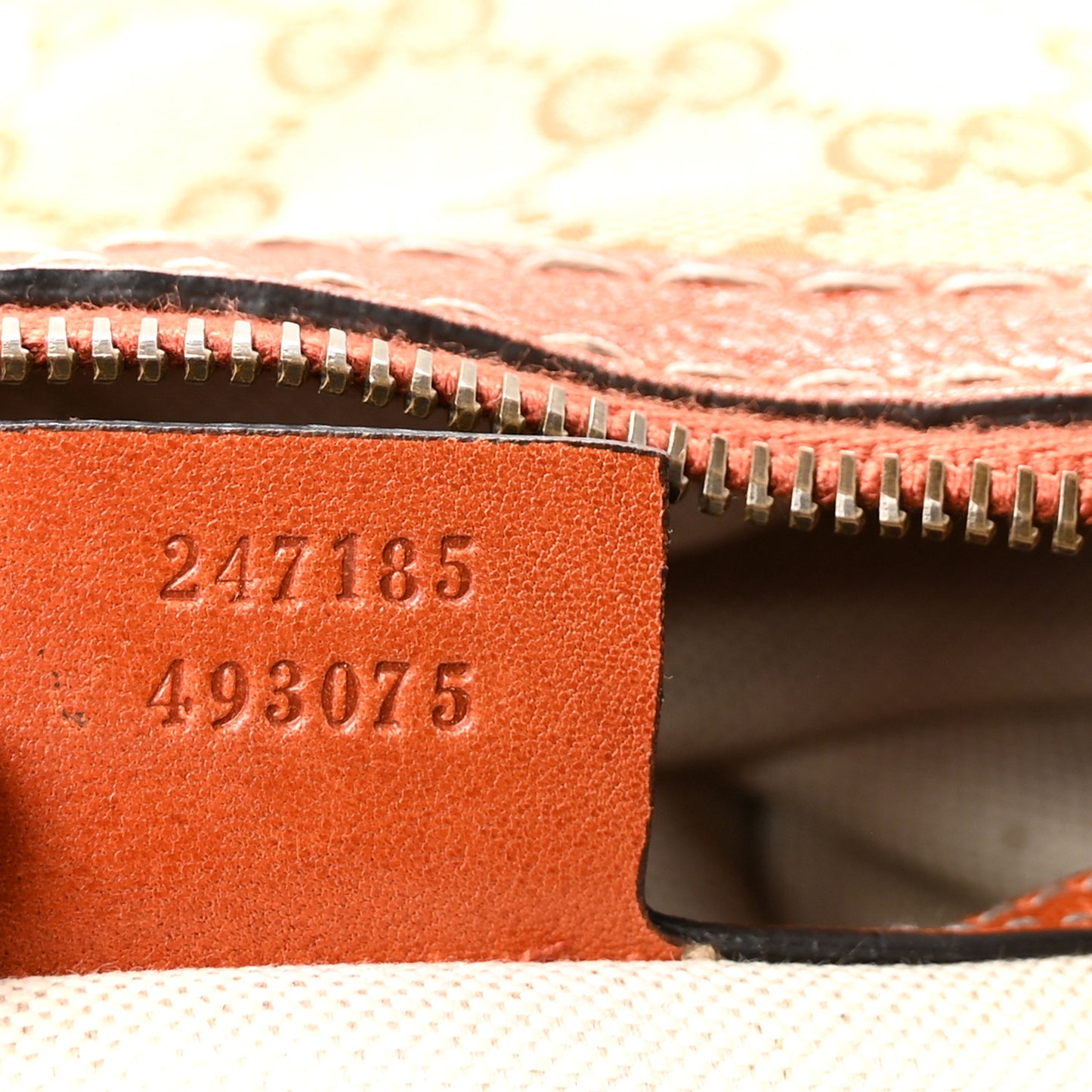 Monogram Medium GG Running Hobo Orange