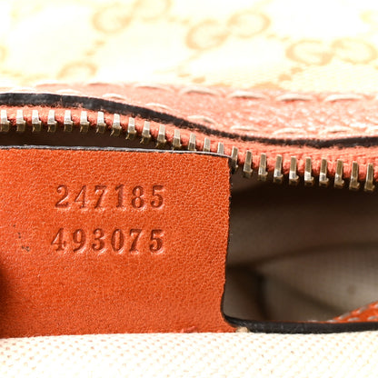 Gucci Monogram Medium GG Running Hobo Orange 7 of 10