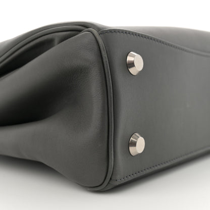 Balenciaga Natural Smooth Calfskin Medium Rodeo Top Handle Handbag Grey 9 of 12