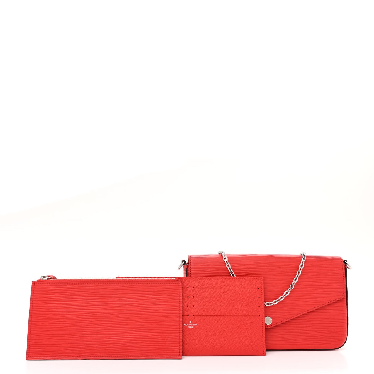 Epi Pochette Felicie Coquelicot
