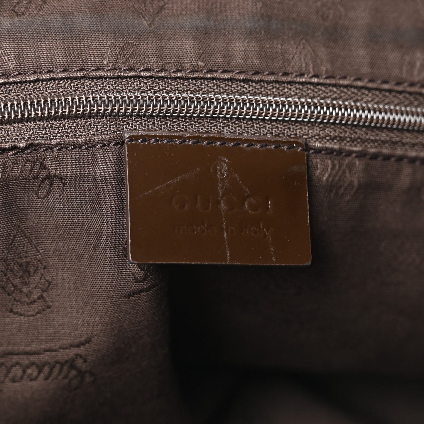 Monogram Web Large Jolie Tote Brown