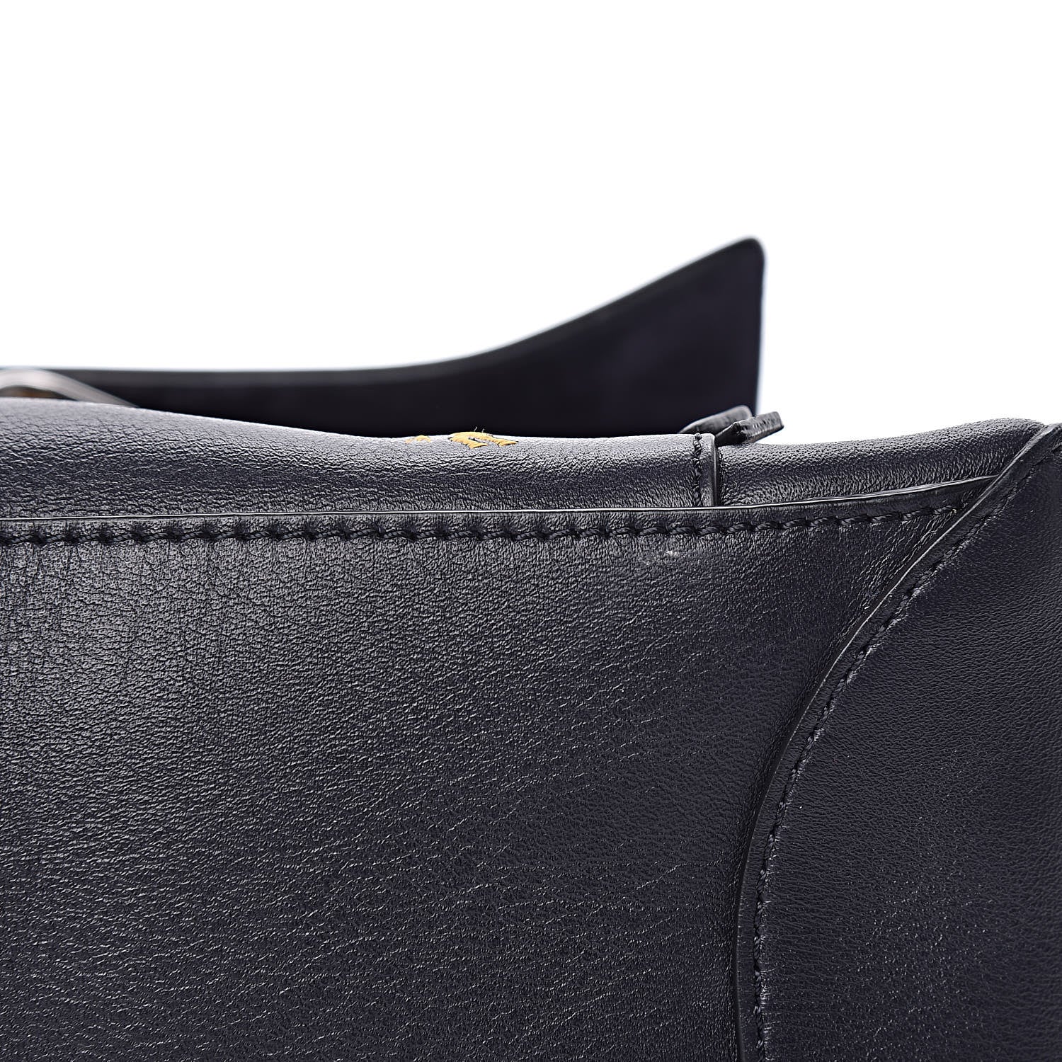 Chloe Smooth Calfskin Little Horses Embroidered Medium Faye Day Shoulder Bag Full Blue 12 of 12
