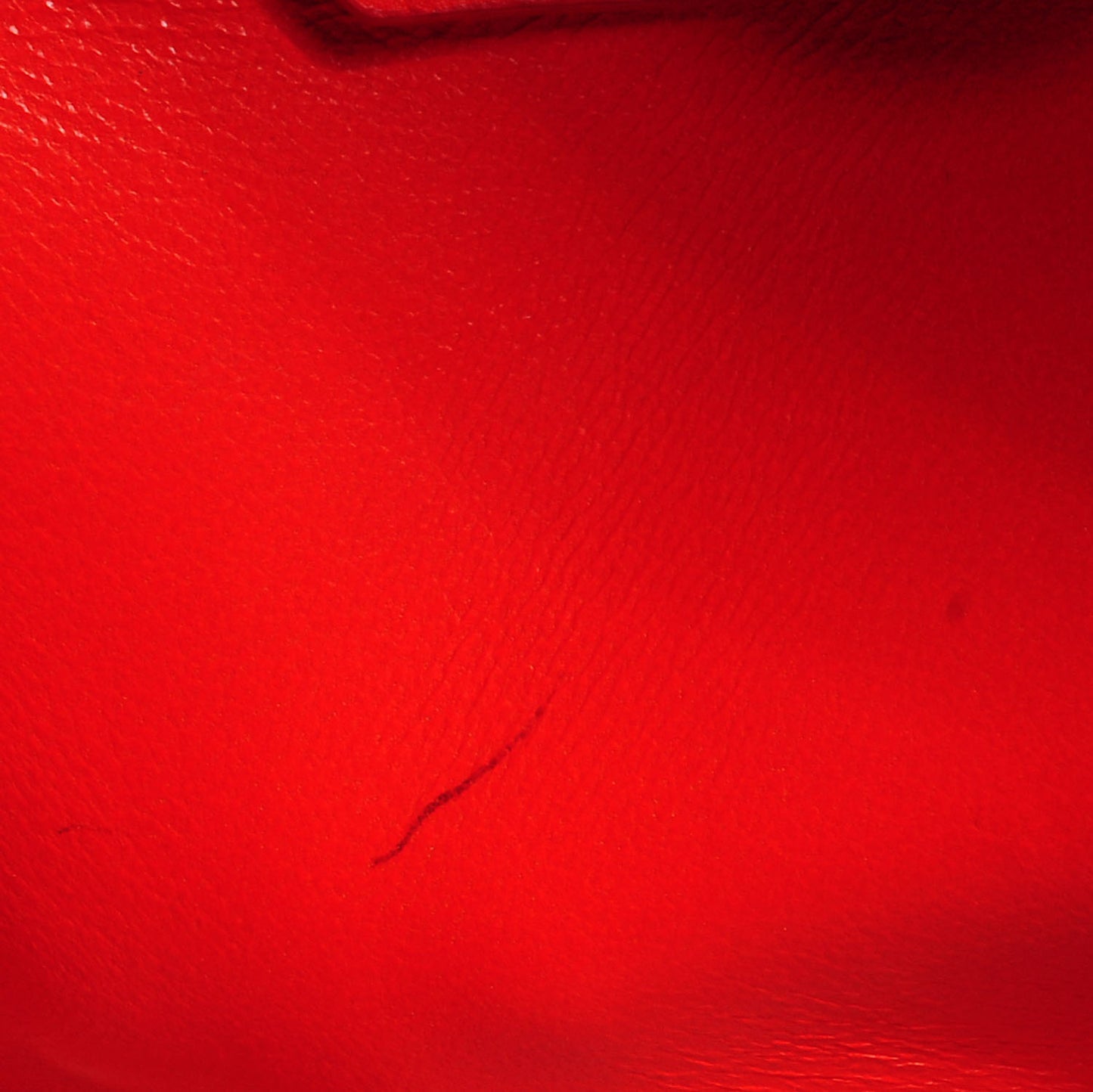 Smooth Calfskin Shoulder Luggage Fluo Orange