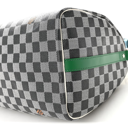 Louis Vuitton Damier Speedy Bandouliere 30 Black White 10 of 10