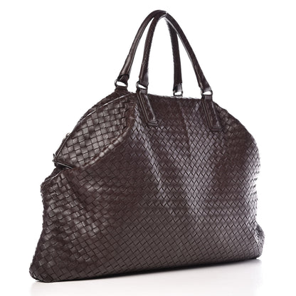 Bottega Veneta Nappa Intrecciato Maxi Convertible Tote Ebano 3 of 10