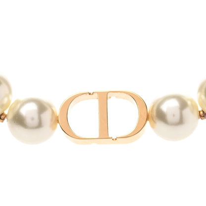 Christian Dior Pearl 30 Montaigne Choker Necklace Gold 4 of 6