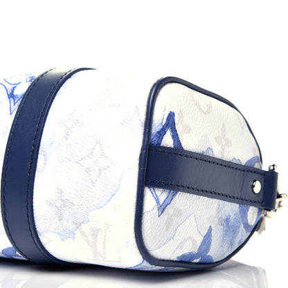 Louis Vuitton Monogram Watercolor Keepall XS Blue 9 of 9