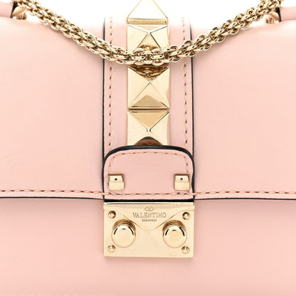 Valentino Garavani Vitello Mini Glam Lock Rockstud Flap Water Rose 6 of 9