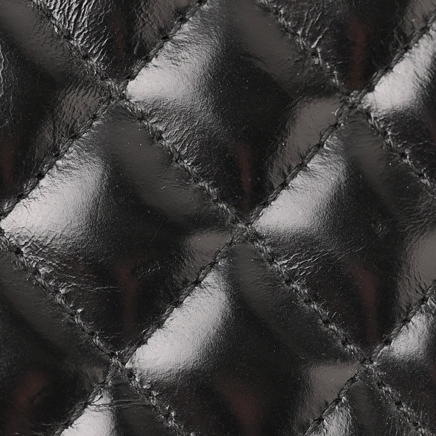 Chanel Glazed Calfskin Quilted Medium Chain Around Boy Flap Black 12 of 12