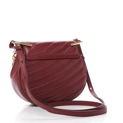 Chloe Calfskin Quilted Mini Drew Bijou Shoulder Bag Plum Purple 3 of 10
