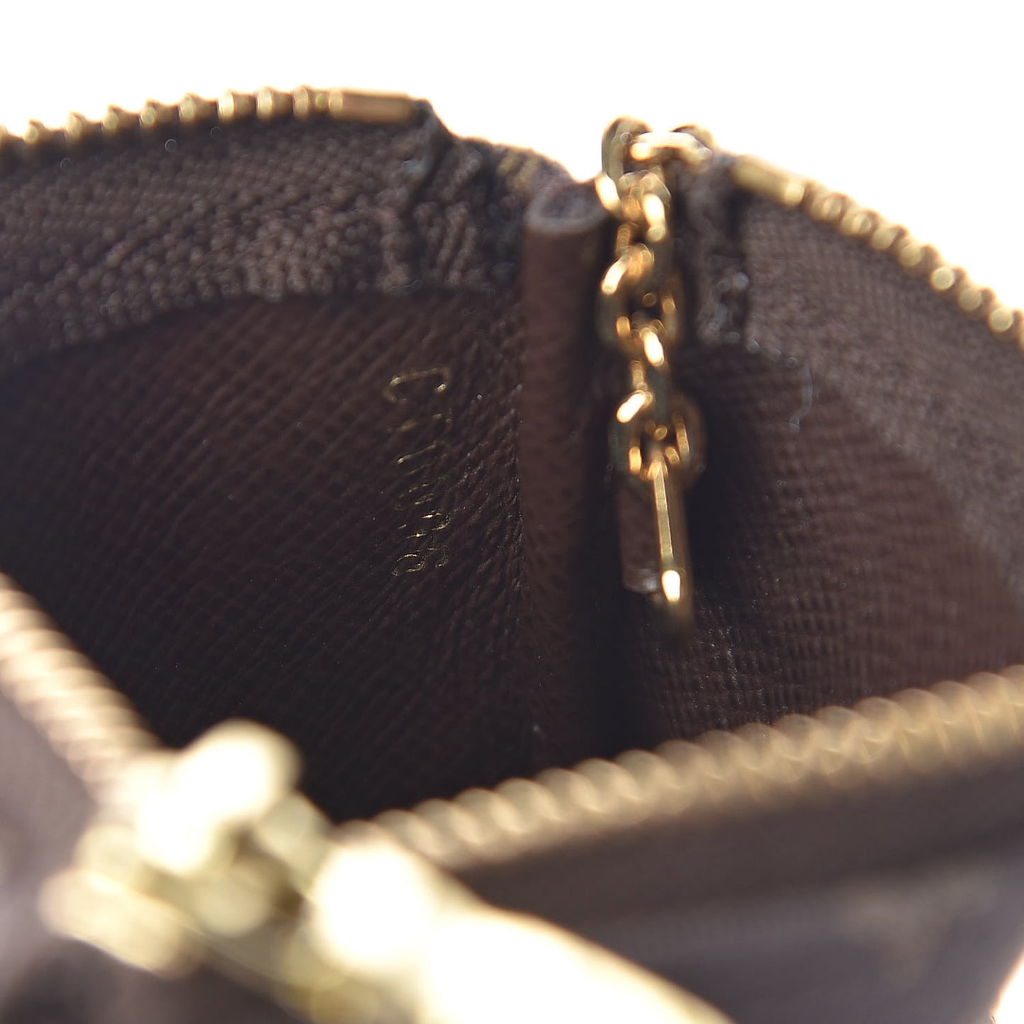 Idylle Key Pouch Fusain