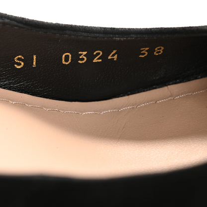 Christian Dior Suede Dioriver Lace Up Espadrille Wedges 38 Black 9 of 10