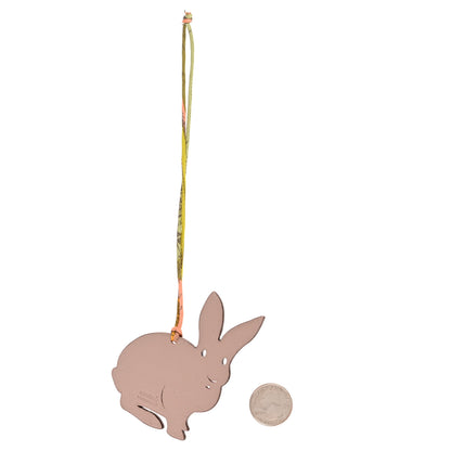 Hermes Togo Chevre Mysore Petit H Rabbit Bag Charm Rose Lipstick Mauve Pale 2 of 4