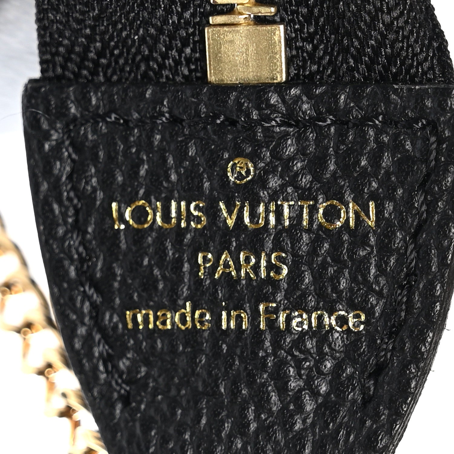 Louis Vuitton Empreinte Monogram Giant Mini Pochette Accessories Black 6 of 8