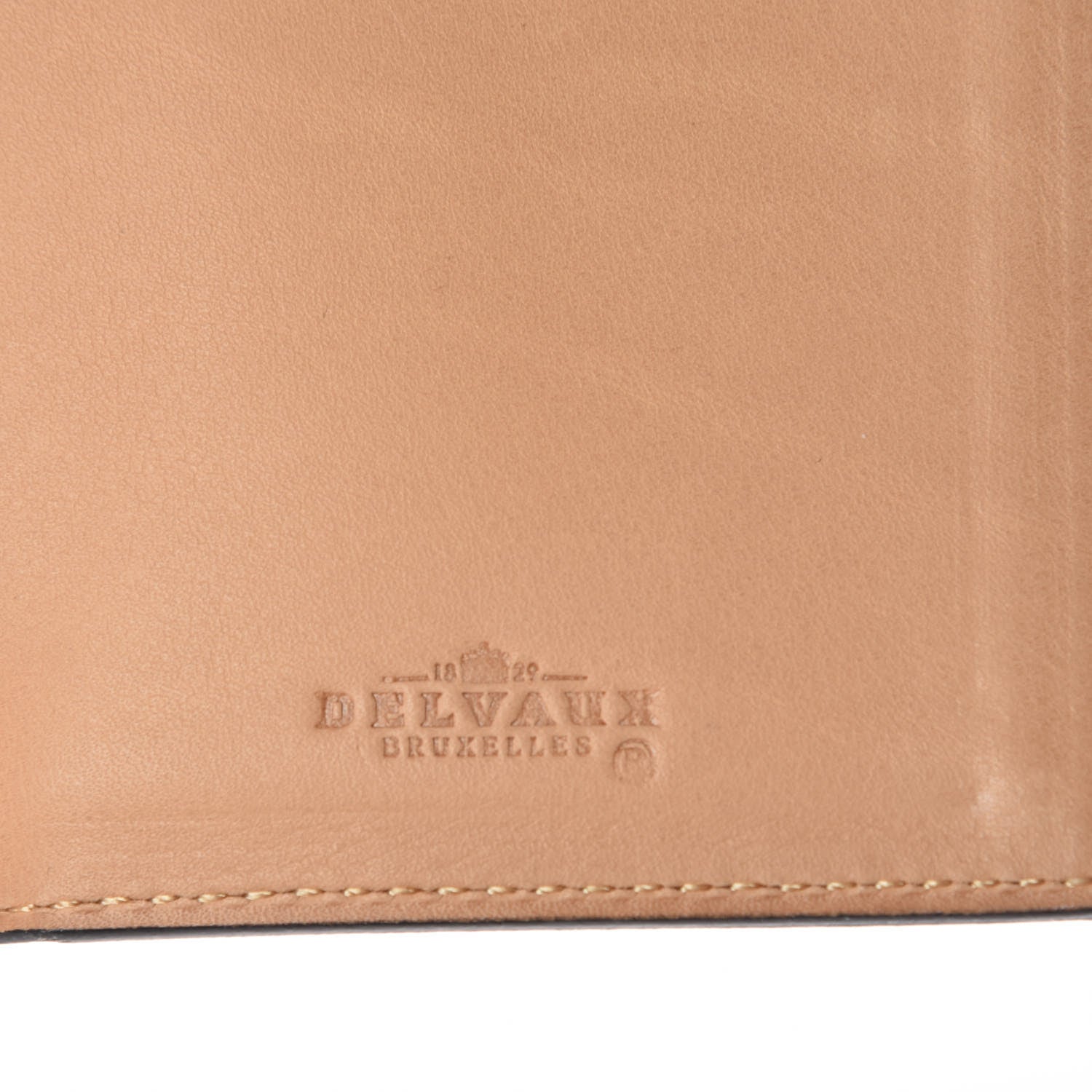 Delvaux Grained Calfskin ID Holder Vegetal 6 of 7