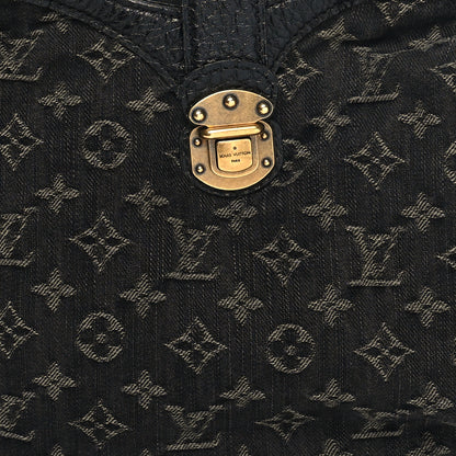 Louis Vuitton Monogram Slightly Denim Black 7 of 11