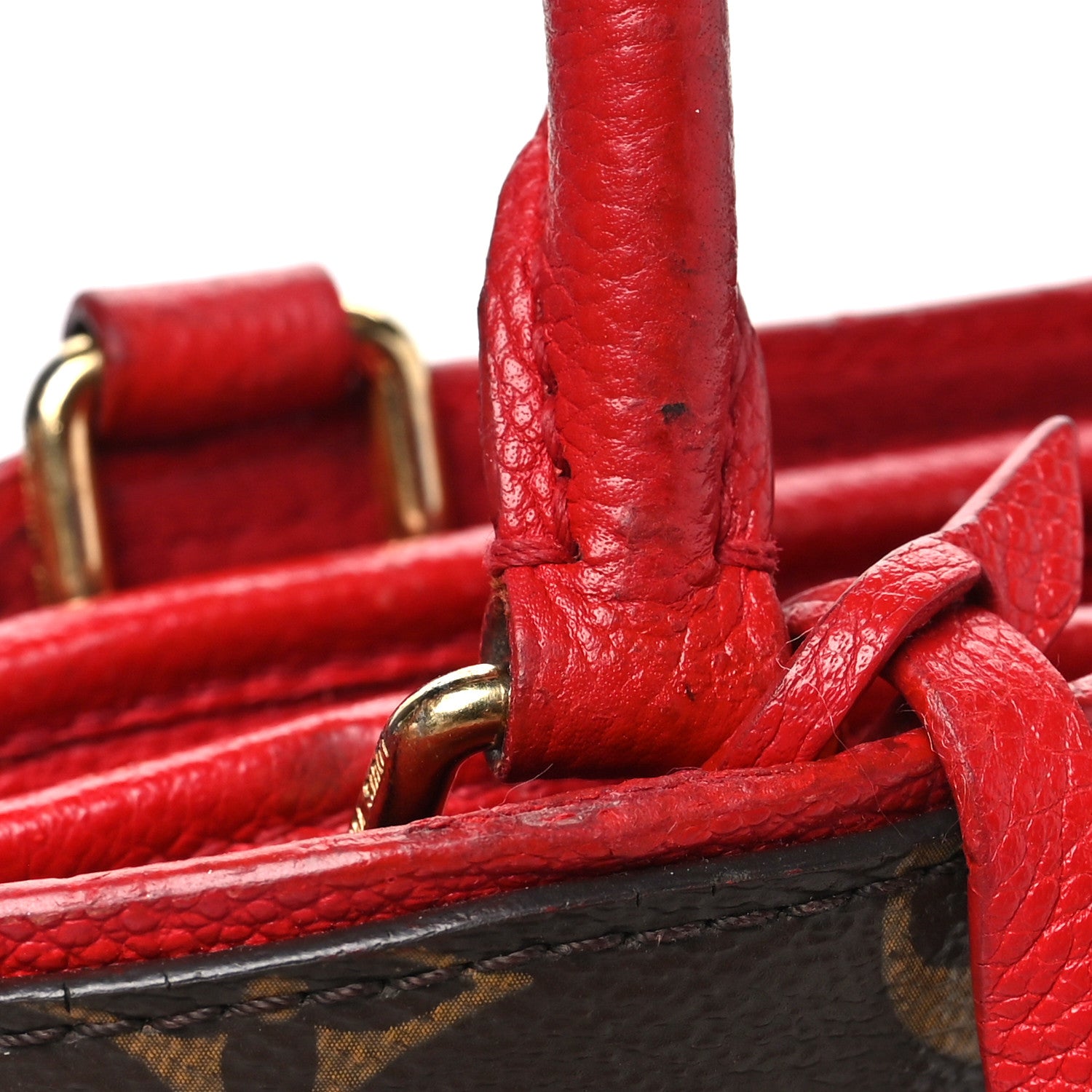 Louis Vuitton Monogram Popincourt PM Red 9 of 11