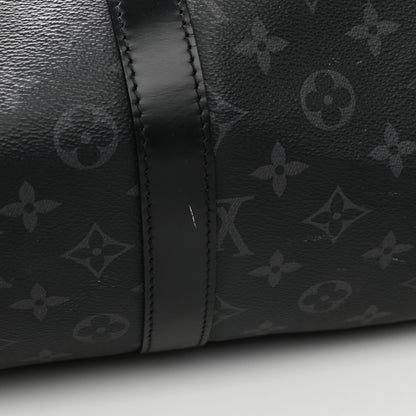 Louis Vuitton Monogram Eclipse Keepall Bandouliere 55 15 of 15