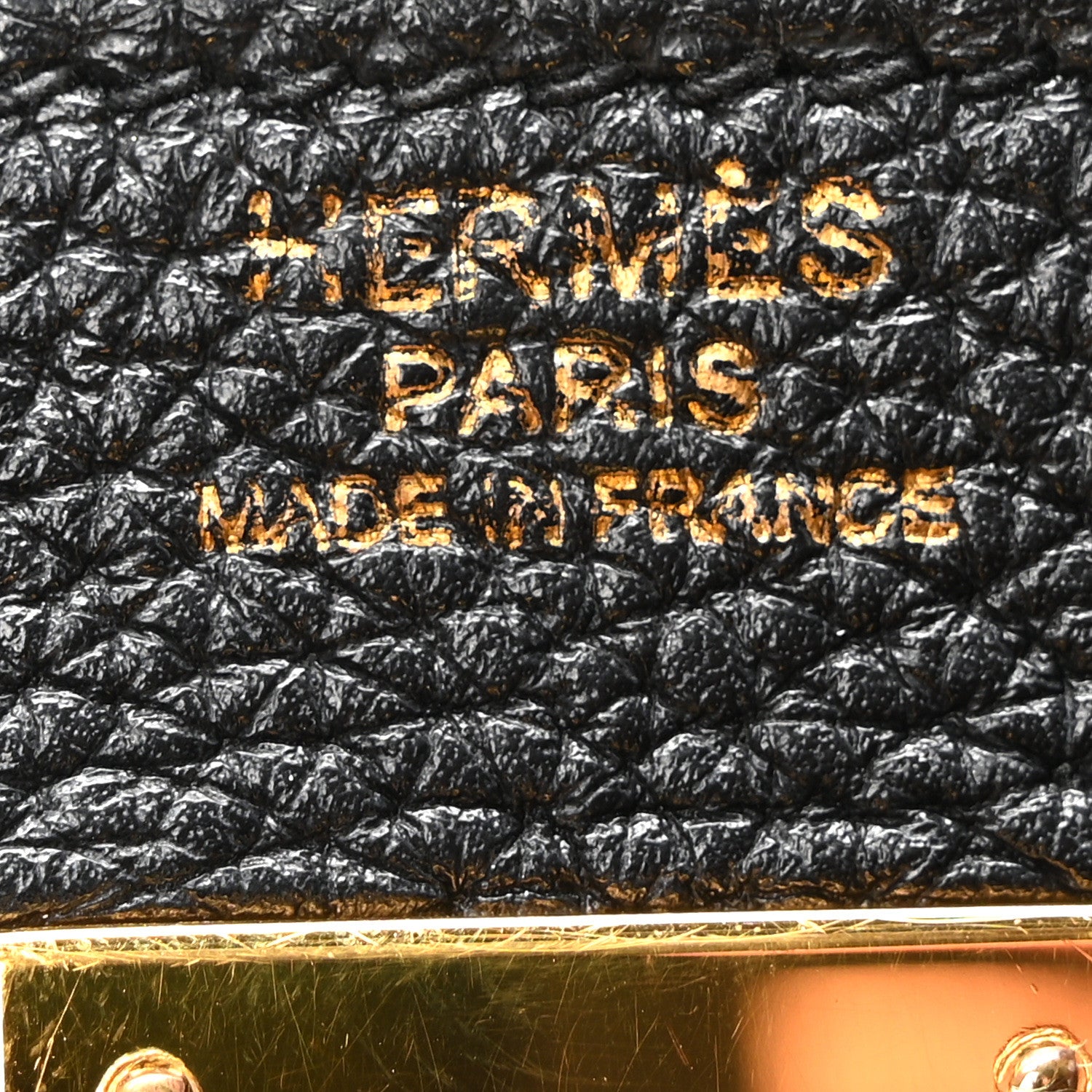 Hermes Togo Kelly Retourne 32 Black 6 of 10