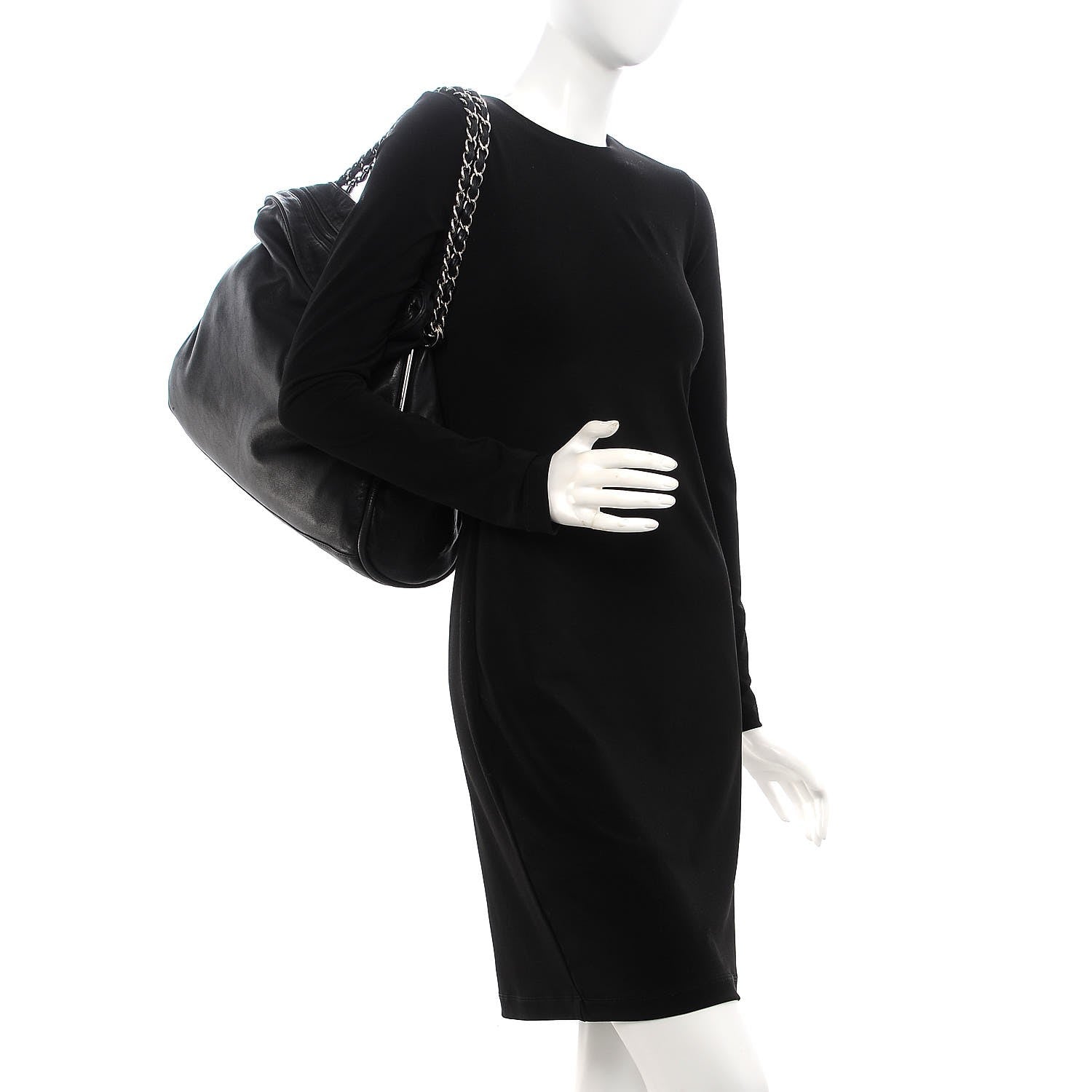 Chanel Lambskin Large Ultimate Soft Tote Black 2 of 10