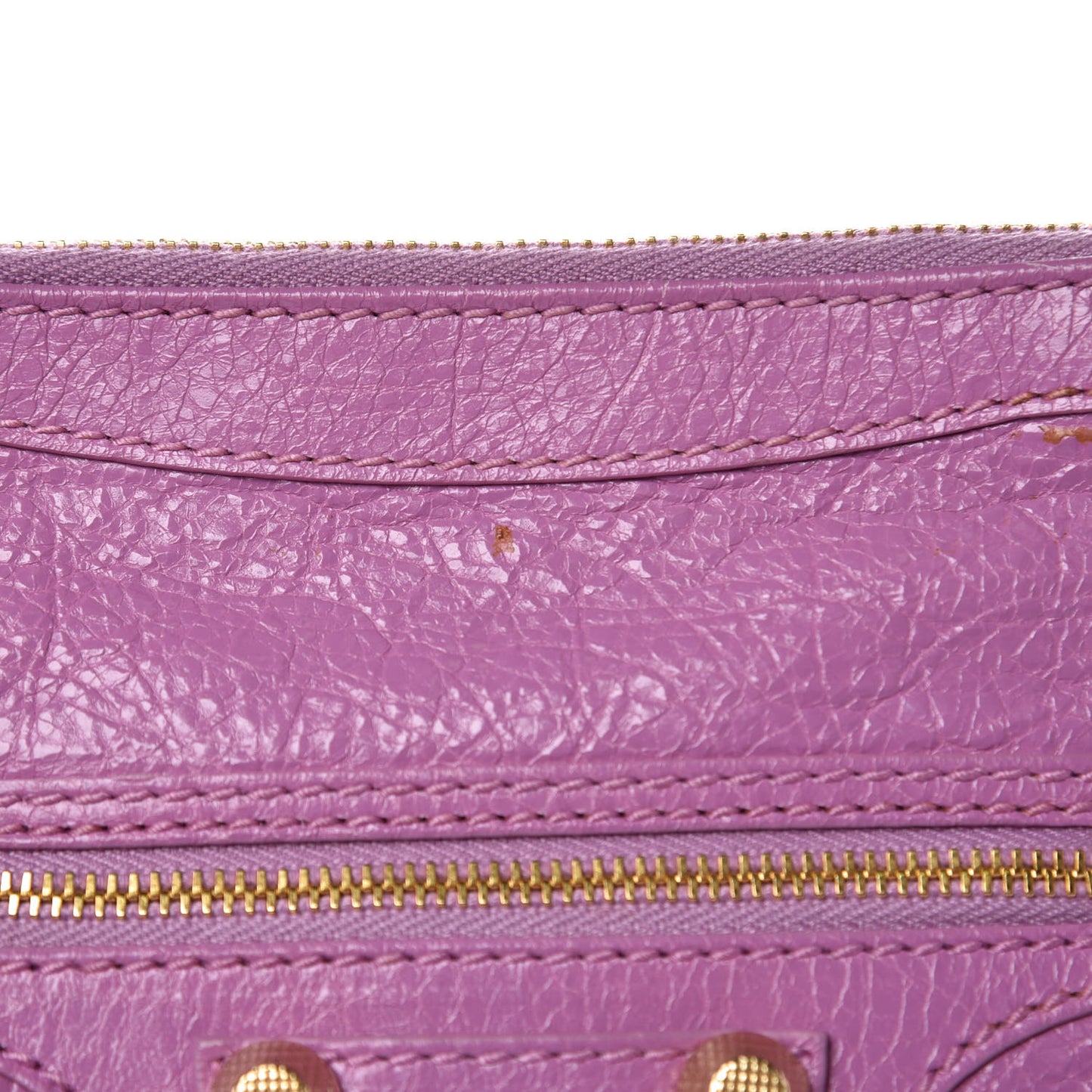 Agneau Giant 12 Gold Hardware Flat Crossbody Rose Berlingot