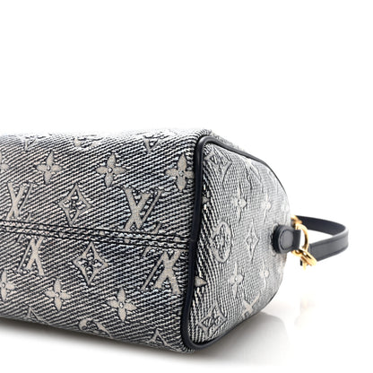 Louis Vuitton Monoglam Speedy Bandouliere 20 Blue 9 of 10