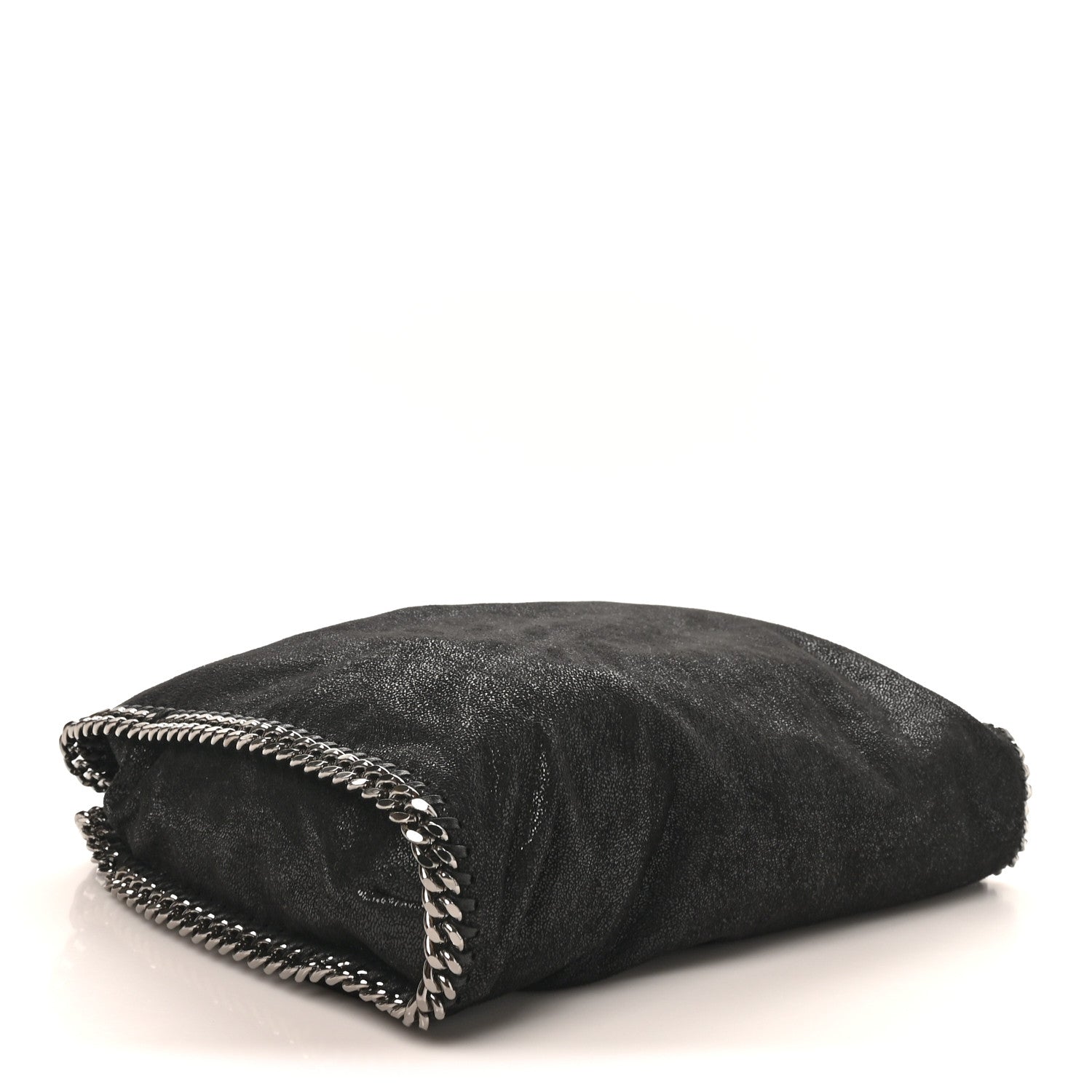 Stella McCartney Shaggy Deer Falabella Fold Over Tote Black 3 of 8