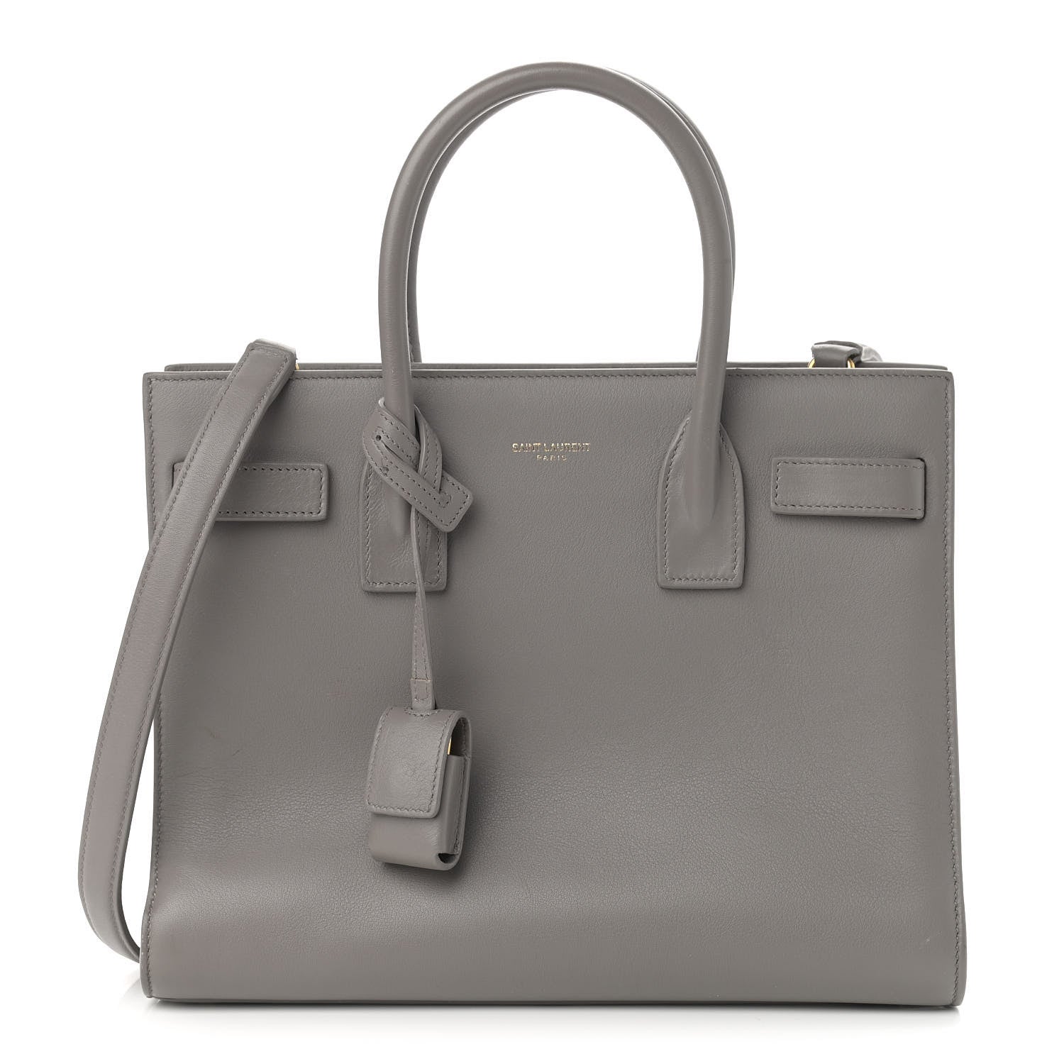 Saint Laurent Calfskin Baby Sac de Jour Fog 1 of 13