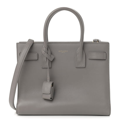 Saint Laurent Calfskin Baby Sac de Jour Fog 1 of 13