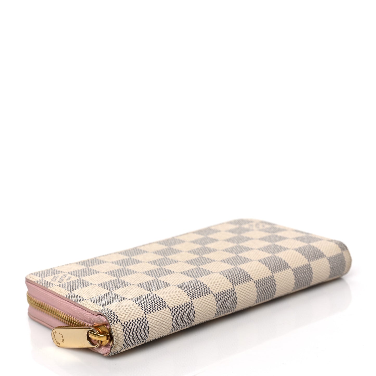 Damier Azur Zippy Wallet Rose Ballerine