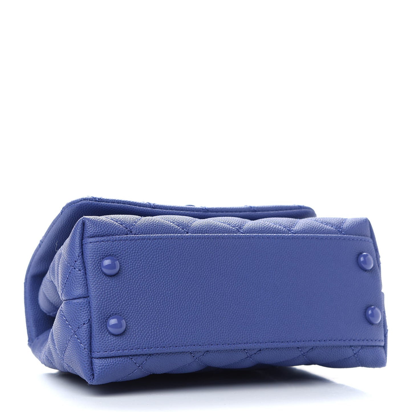 Caviar Quilted Incognito Extra Mini Coco Handle Flap Blue