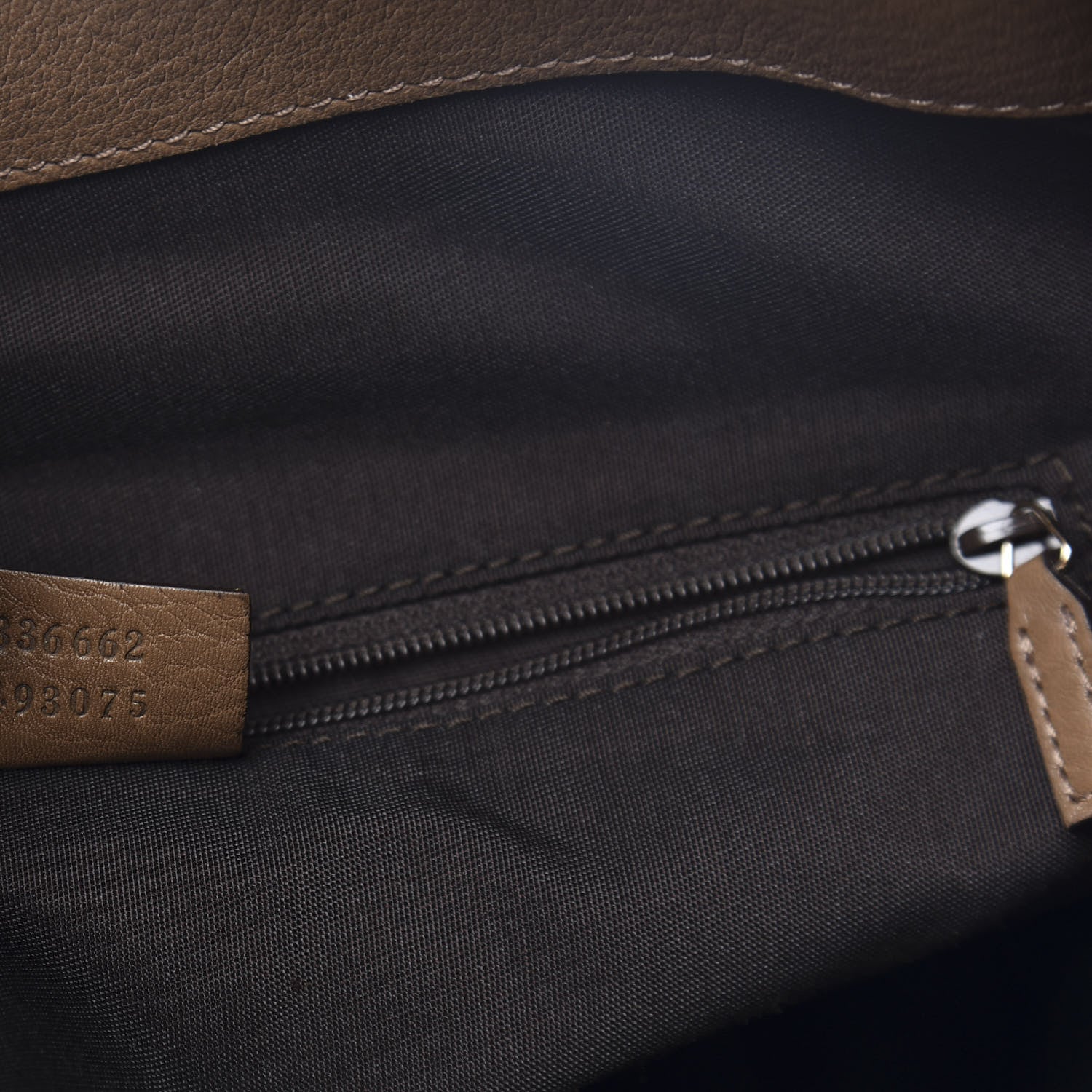 Gucci Calfskin GG Running Tote Brown 9 of 11