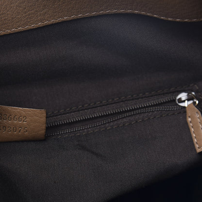Gucci Calfskin GG Running Tote Brown 9 of 11