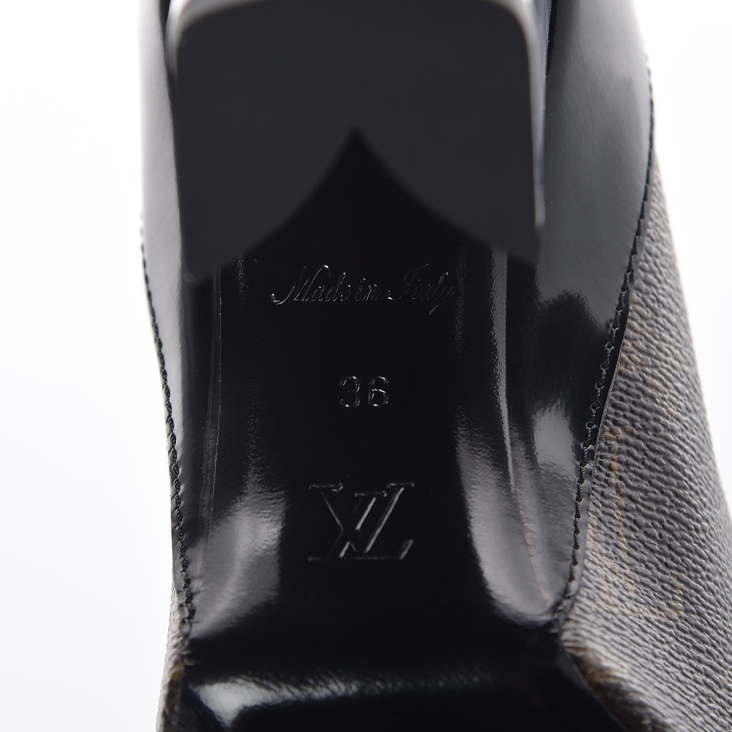 Louis Vuitton Calfskin Monogram Rodeo Queen Pumps 36 6 of 7