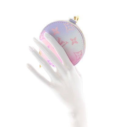 Louis Vuitton Monogram Spring In The City Papillon BB Round Coin Purse Sunrise Pastel 2 of 6