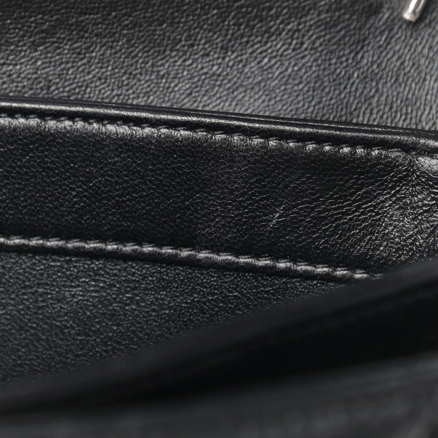 Lambskin Quilted Small Trendy CC Dual Handle Flap Bag Black