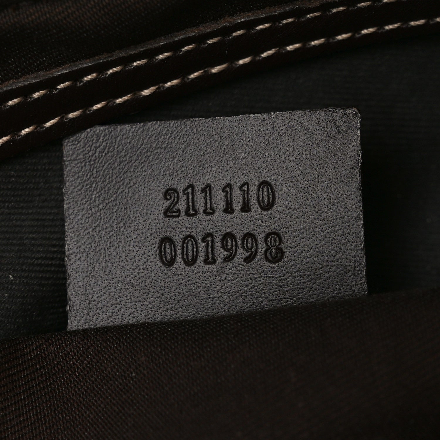 Gucci GG Supreme Monogram Belt Bag Dark Brown 7 of 10