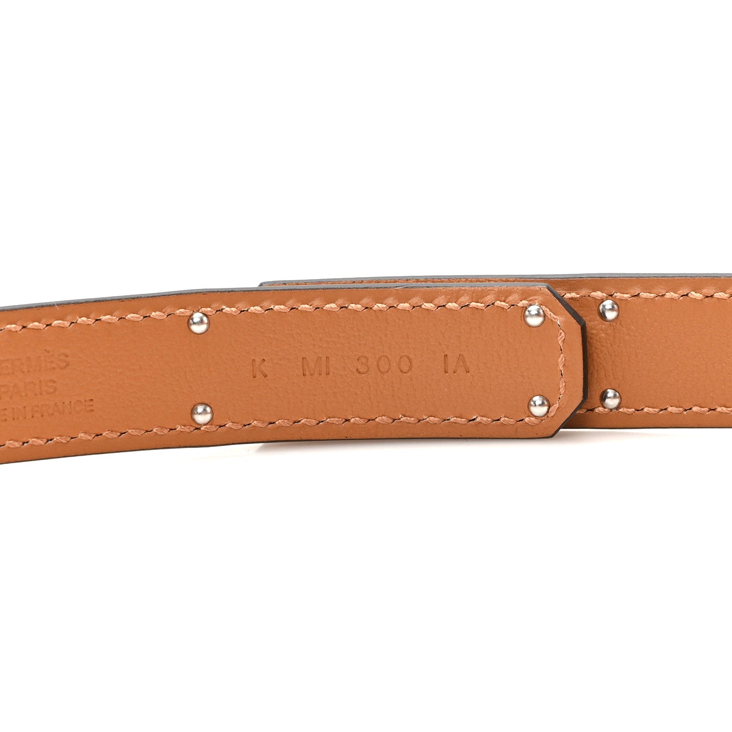 Hermes Metallic Chevre Chamkilight Kelly Belt Argent 3 of 4