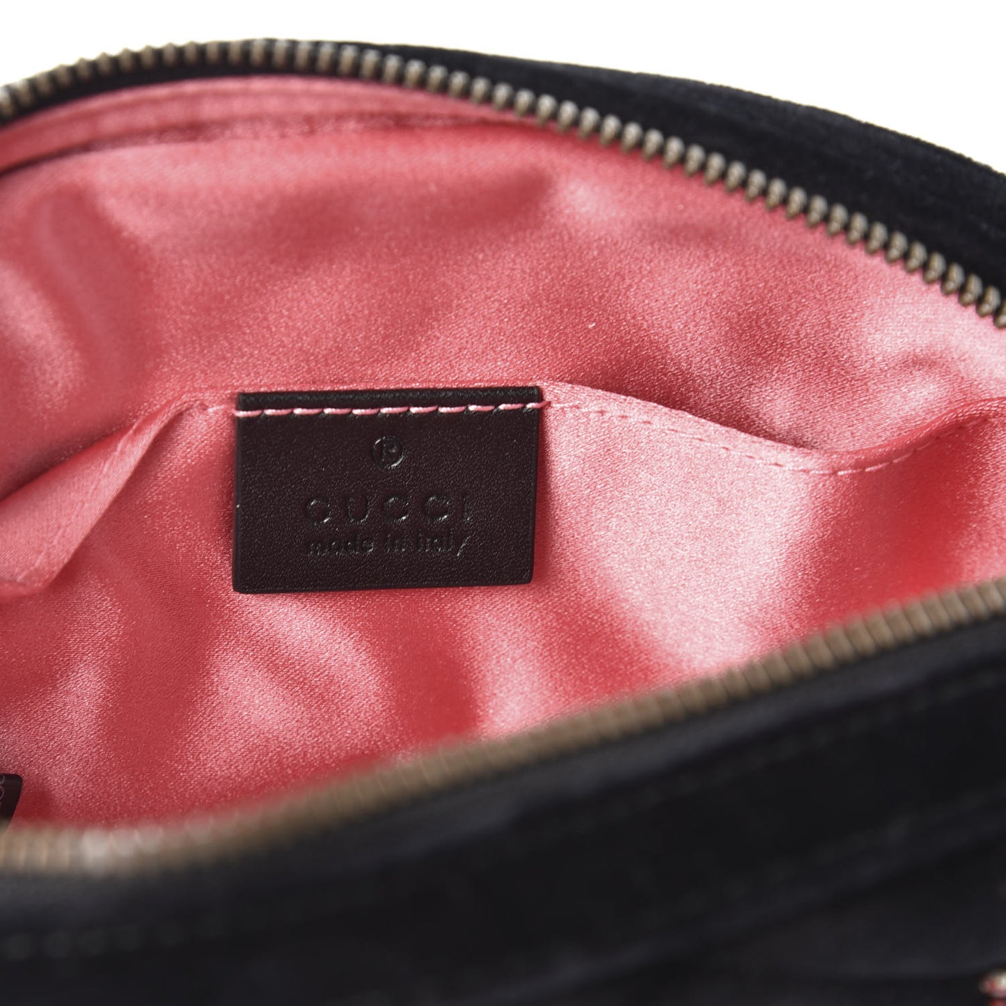 Velvet Matelasse Crystal Star GG Marmont Belt Bag 95 38 Black