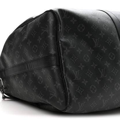 Louis Vuitton Monogram Eclipse Keepall Bandouliere 55 8 of 9
