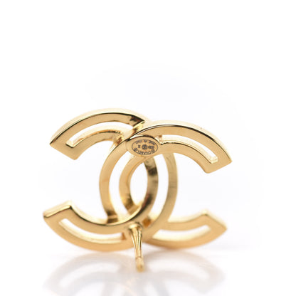 Chanel Metal Obazine CC Earrings Gold 4 of 5