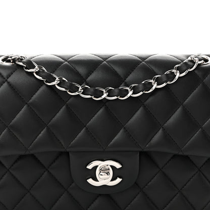 Chanel Lambskin Quilted Small Double Flap Black 8 of 10