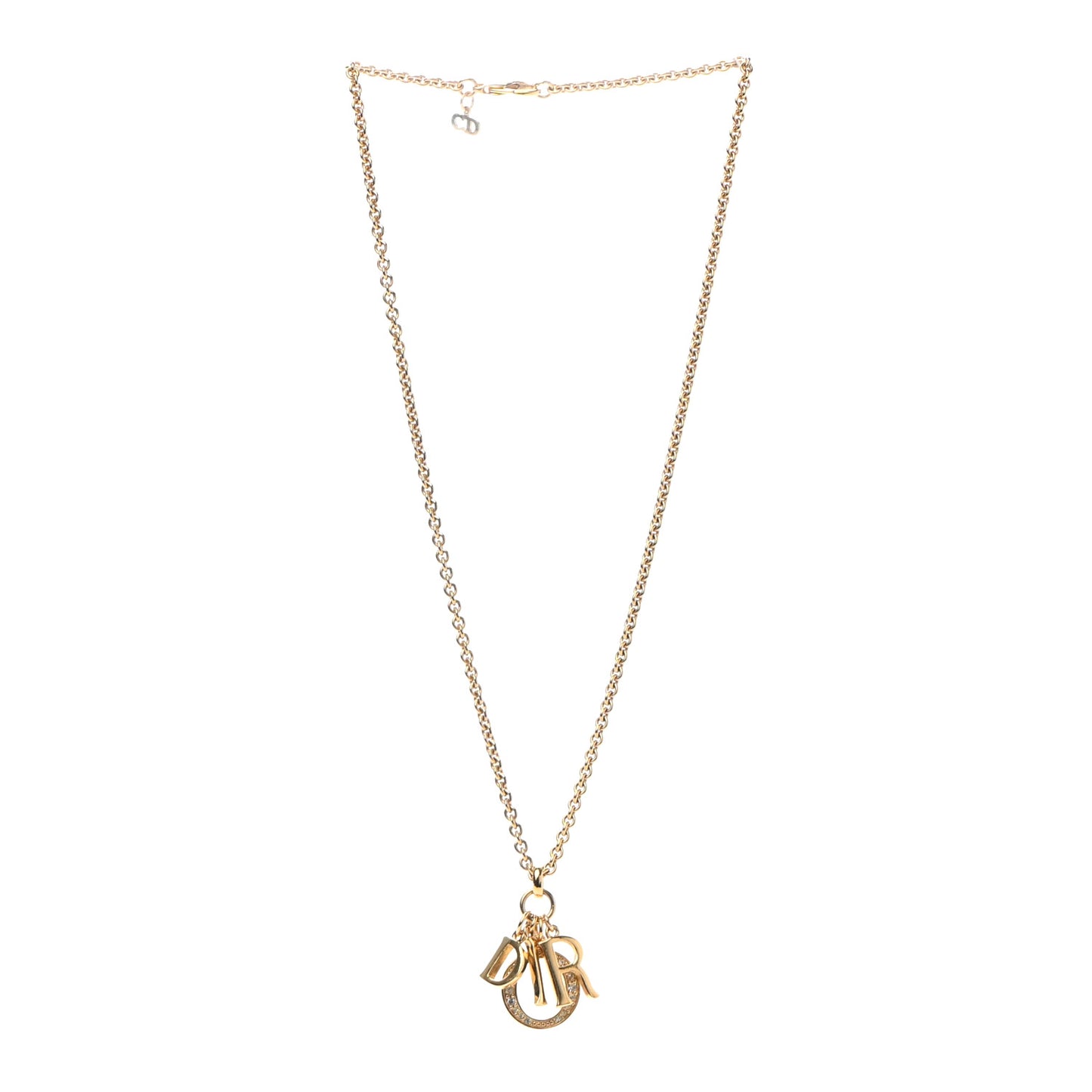 Crystal Dio(r)evolution Necklace Gold