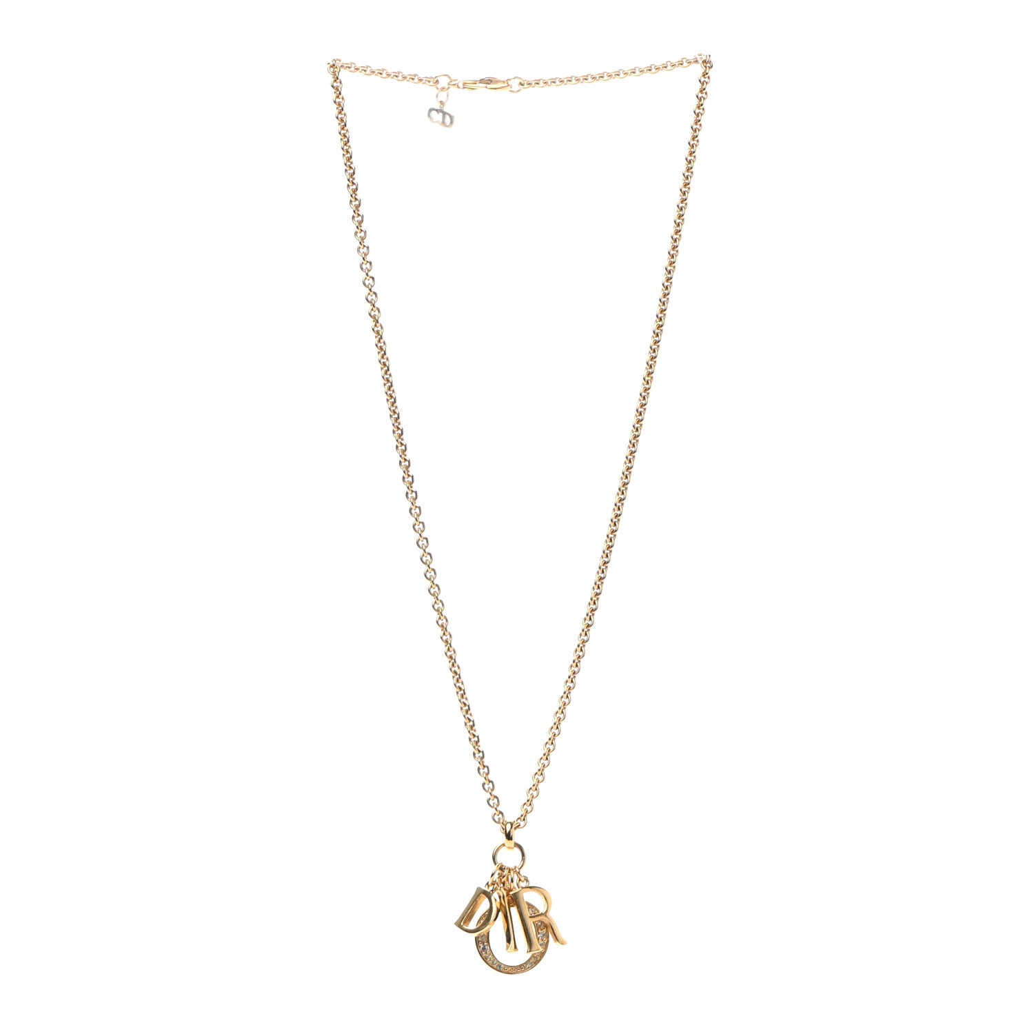 Christian Dior Crystal Dio(r)evolution Necklace Gold 3 of 6