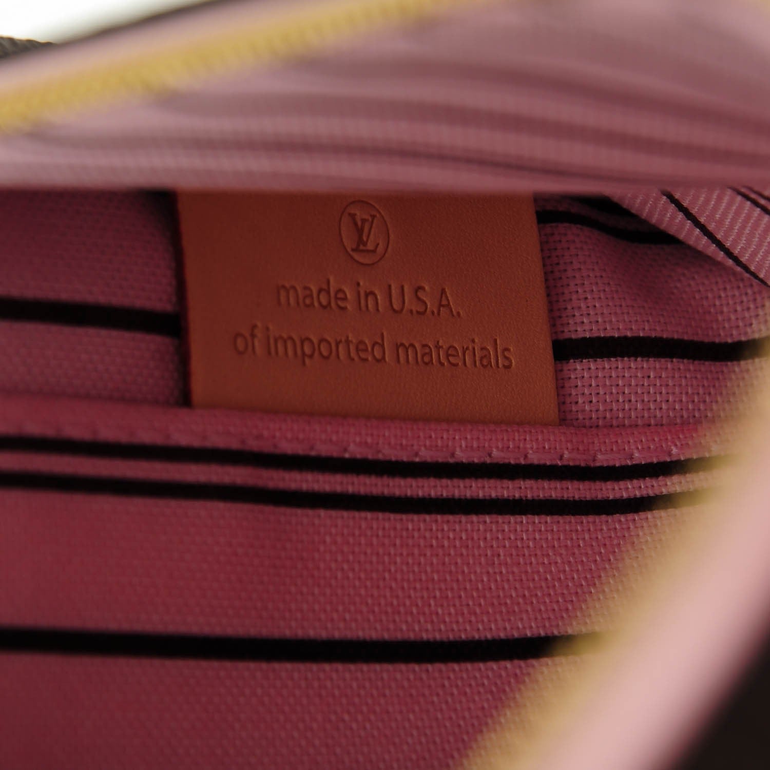 Louis Vuitton Monogram Neverfull MM GM Pochette Rose Ballerine 7 of 8